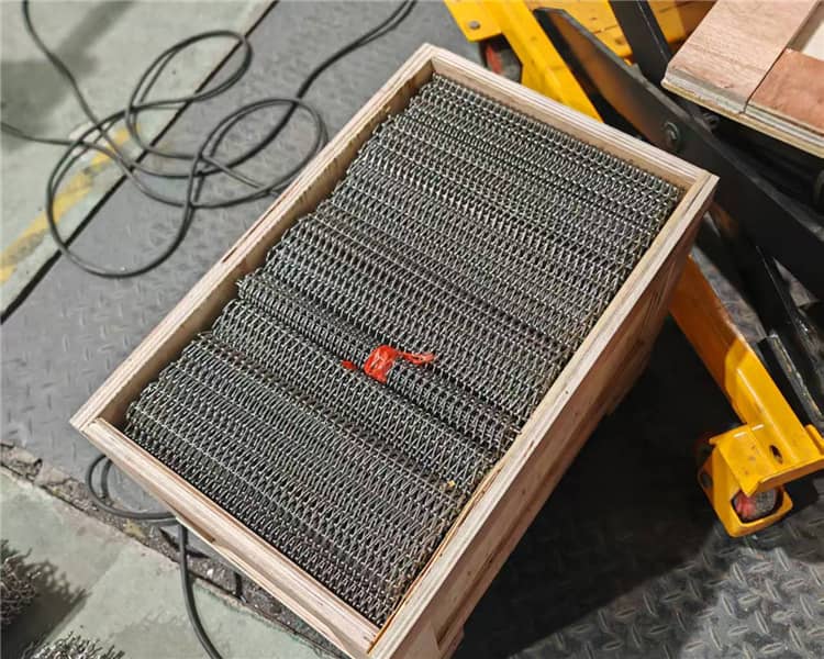 Vietnamese Manufacturer Selects Our 310S Alloy Furnace Conveyor Belt for High-Temperature Heat Treatment Line