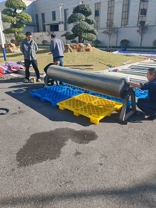 furnace mesh belt glass annealing lehr 316l