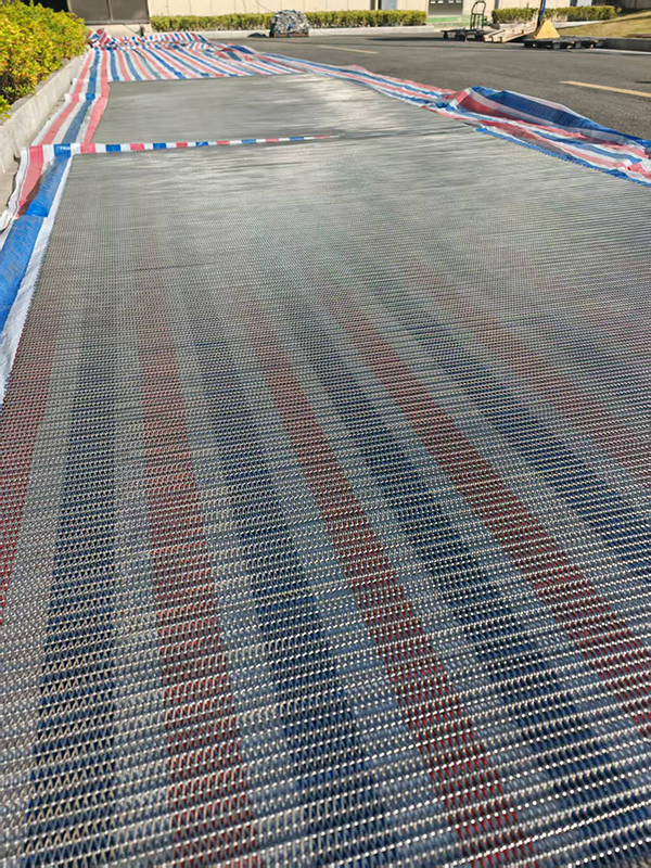 glass industry mesh belt sintering furnace line