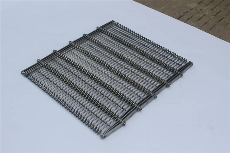 Custom-Diameter Wire Ring Belt for Spiral Rinsers